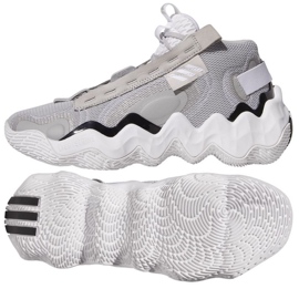 Boty Adidas Exhibit B Wmns Mid GY8983 šedá odstíny šedi 1