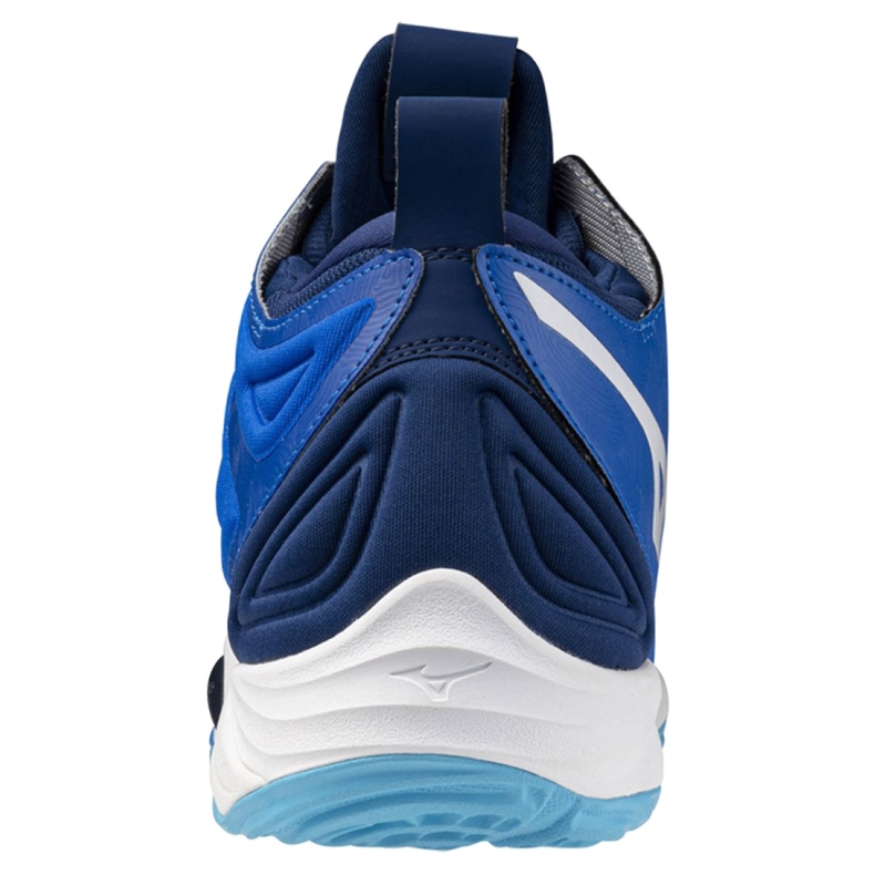 Volejbalové boty Mizuno Wave Momentum 3 Mid V1GA231701, modré modrý 3