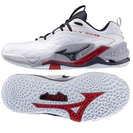 Boty Mizuno Wave Stealth Neo 2 X1GA240021 bílý 1 Boty Mizuno Wave Stealth Neo 2 X1GA240021 bílý 1