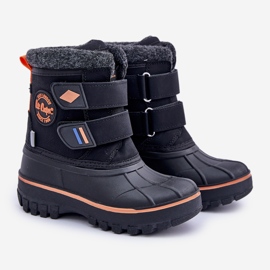 Dětské boty na suchý zip Lee Cooper LCJ-24-44-2865K Black černý 1