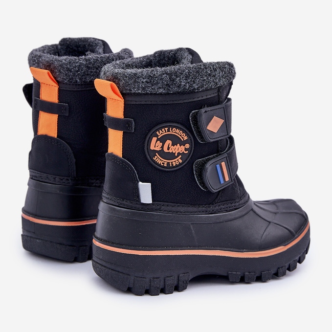 Dětské boty na suchý zip Lee Cooper LCJ-24-44-2865K Black černý 2