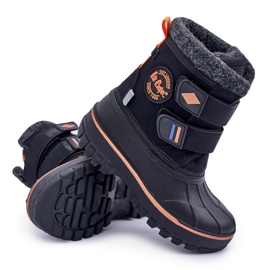 Dětské boty na suchý zip Lee Cooper LCJ-24-44-2865K Black černá 7