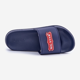 Pánské pěnové žabky Big Star OO174029 Navy Blue modrý 2