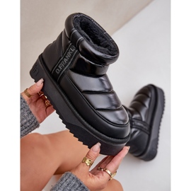 Nízké boty do sněhu se silnou podrážkou D.Franklin DFSH371011 Black černá 2