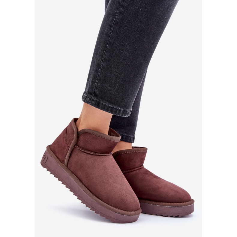 Dámské sněhule na platformě D.Franklin DFSH370010 Chocolate hnědý 1