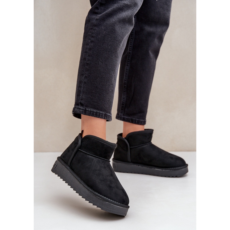 Dámské sněhule na platformě D.Franklin DFSH370010 Black černá 2