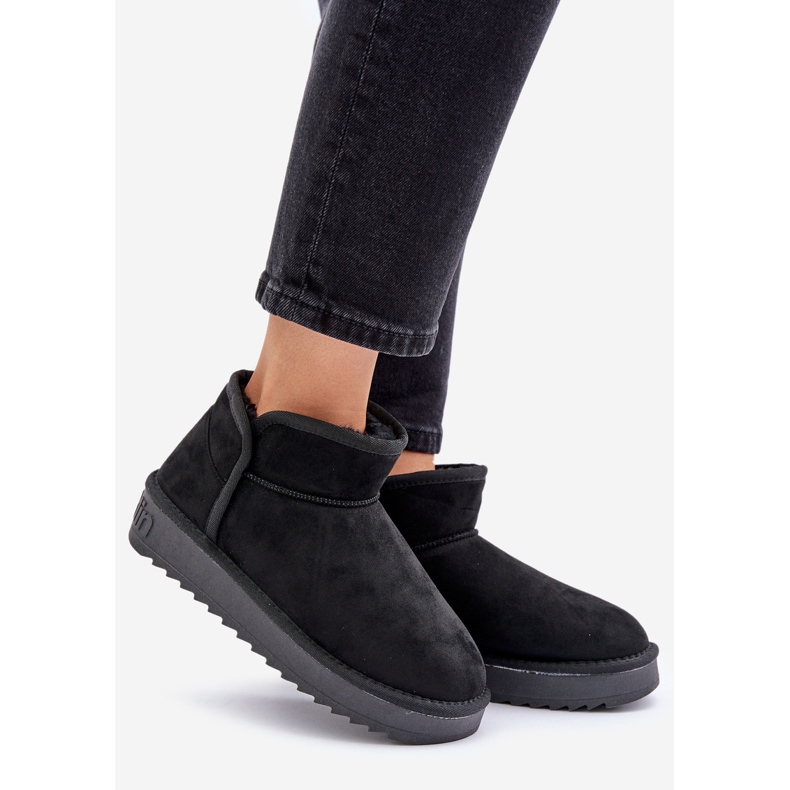 Dámské sněhule na platformě D.Franklin DFSH370010 Black černá 1