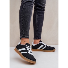 Dámské sportovní nízké tenisky, černé černá 2