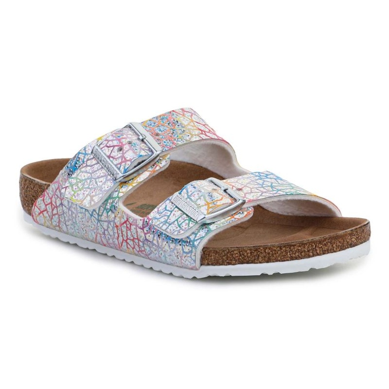 Birkenstock Arizona Kids Flashy Hologram Silver žabky 1022173 vícebarevný 1