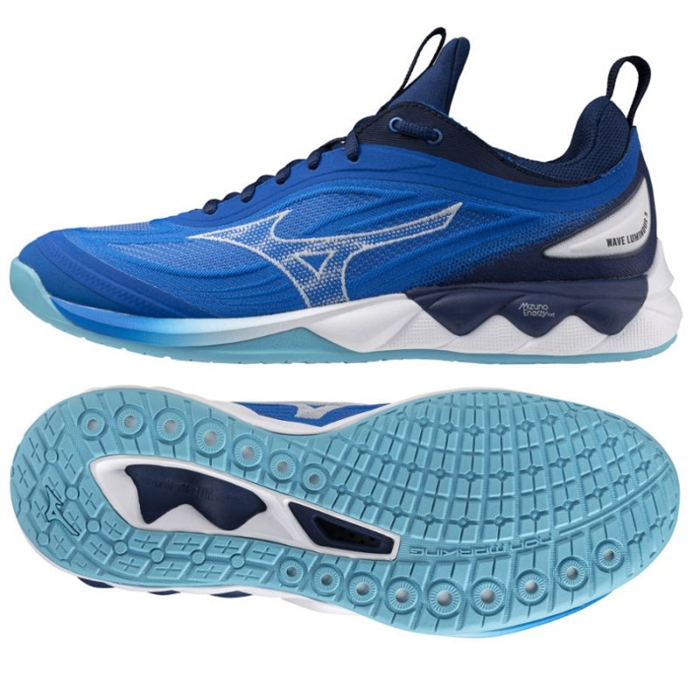 Boty Mizuno Wave Luminous 3 V1GA242001 modrý 1