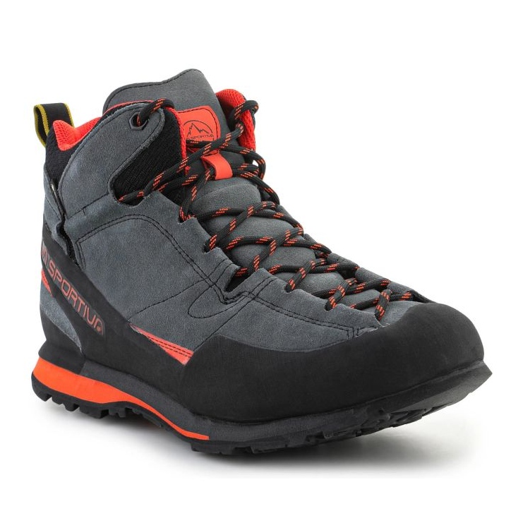 Boty La Sportiva Boulder X Mid Gtx Carbon Flame 17E900304 šedá 1