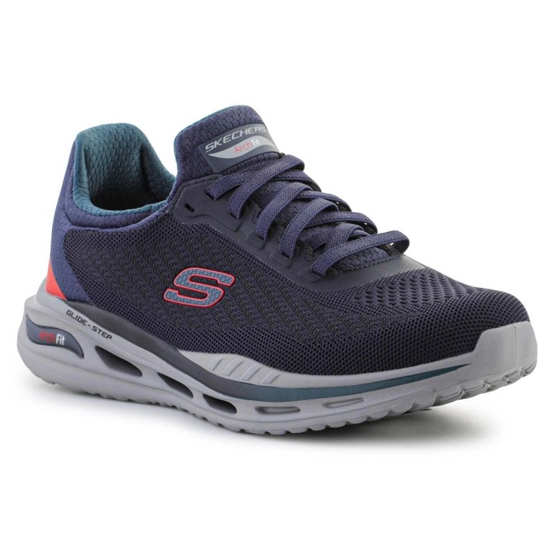 Boty Skechers Arch Fit Orvan-Trayver 210434-DKNV modrý 1