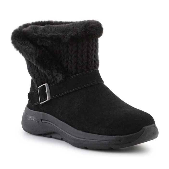 Skechers Go Walk Arch Fit Boot True Embrace 144422-BBK černý 1