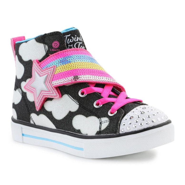Boty Skechers Twinkle Toes: Twinkle Sparks - Shooting Star 314775L-BKMT černá 1