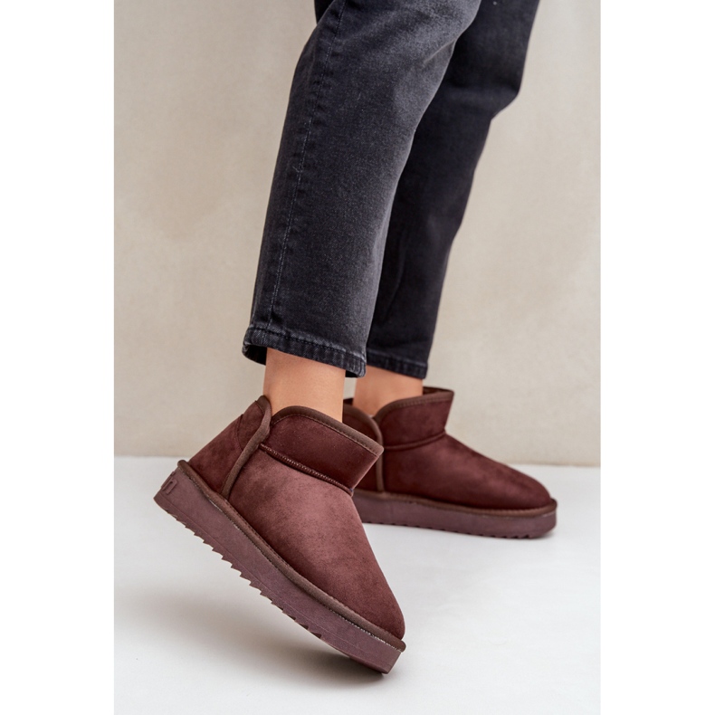 Dámské zateplené sněhule D.Franklin DFSH370010 hnědé hnědý 1