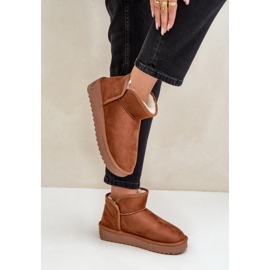 D.Franklin Dámské sněhule s kožíškem DFSH370010 hnědé hnědý 1 D.Franklin Dámské sněhule s kožíškem DFSH370010 hnědé hnědý 1