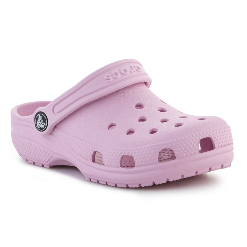 Pantofle Crocs Classic Clog Jr 206991-6GD růžový 1