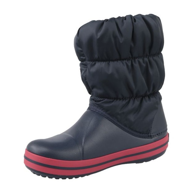 Dámské sněhové boty Crocs Winter Puff Boot 14613-485 Navy Blue modrý 3