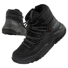 Lee Cooper LCJ-24-03-3066L izolované sněhule, černé černý 1