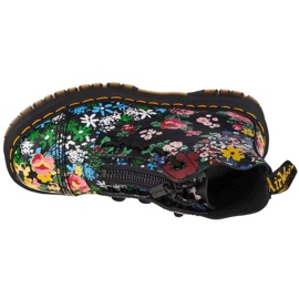 Dr. Martens boty Dr Martens Sinclair Bex Floral Mash Up DM27128001 s květinami černá 2