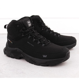 Nepromokavé pánské trekové boty, černá, Vanhorn 99302 1