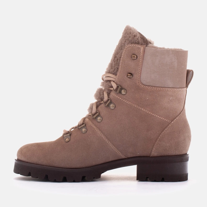 Marco Shoes Dámské boty zateplené vlnou béžový 1