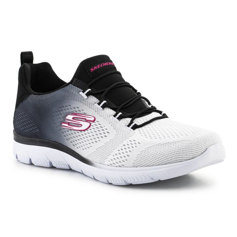 Boty Skechers SUMMITS-BRIGHT W 149536-BKW bílý 2