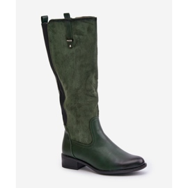 Step in style Boty Model Ivasira ASA198-22 Green - Krok ve velkém stylu zelený 2