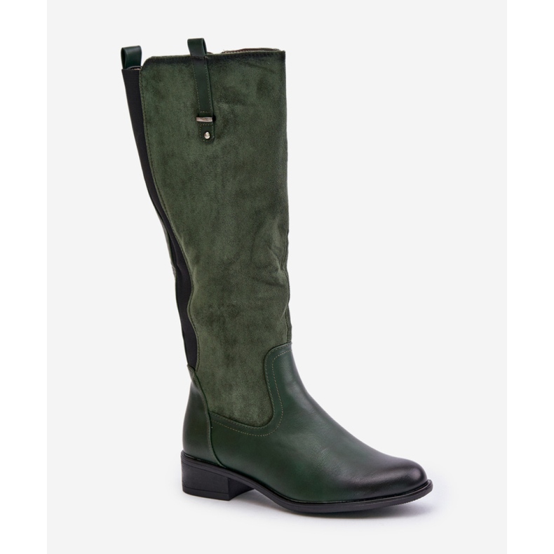 Step in style Boty Model Ivasira ASA198-22 Green - Krok ve velkém stylu zelený 2