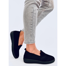 Dámské ponožkové tenisky, černé černý 2