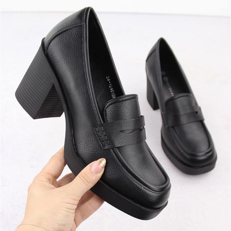 Boty na vysokém podpatku Potocki W 12451 WOL265A černá 1