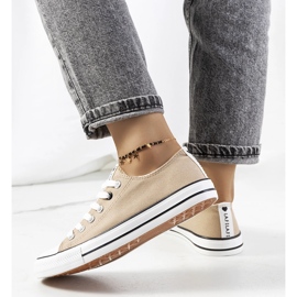 Klasické béžové dámské tenisky Kolind béžový 2