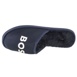 Pantofle Boss Logo J29312-849 modrý 6
