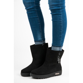 Super Me Sněhule se zapínáním na zip černý 2