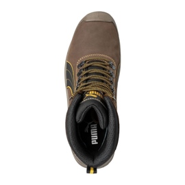 Boty Puma Sierra Nevada Mid MLI-S16B9, tmavě hnědé hnědý 6
