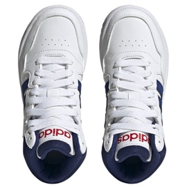 Boty Adidas Hoops Mid 3.0 GZ9647 bílý bílý 3