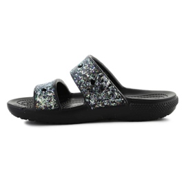 Crocs Classic Glitter Sandal 207788-0C4 žabky černá 8