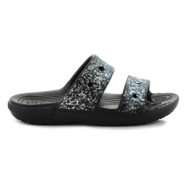 Crocs Classic Glitter Sandal 207788-0C4 žabky černá 10