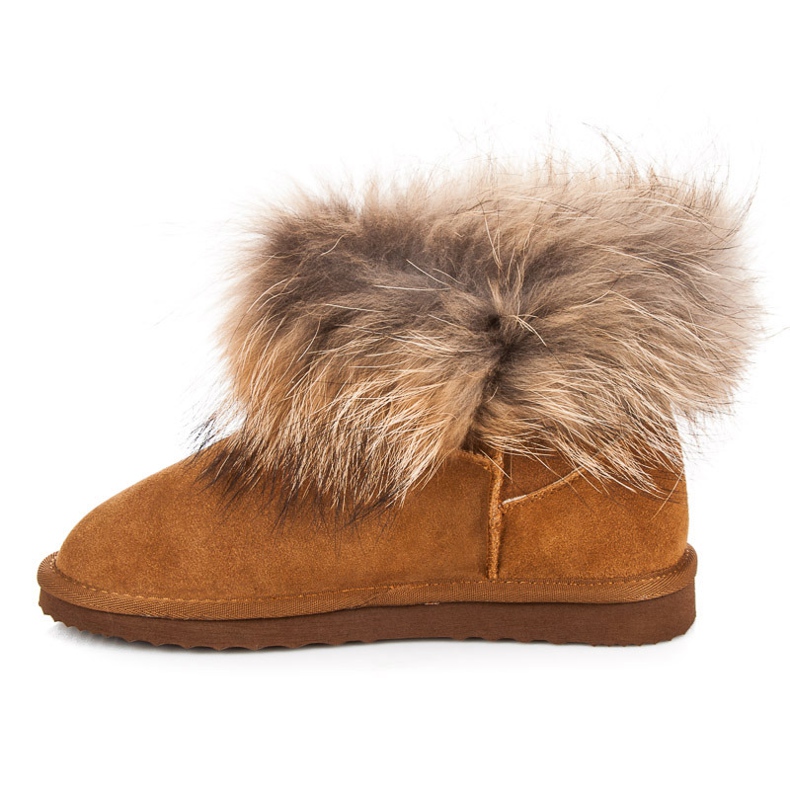 Coco Perla Kožené mukluki hnědý 1