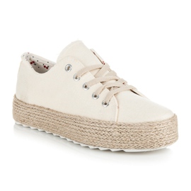 Kylie Espadrilky na platformě hnědý 1
