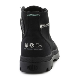 Boty Palladium Hi Organic Ii U 77100-008-M černá 3