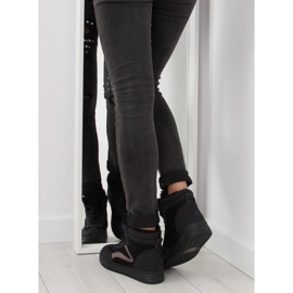 Černé zateplené tenisky BOK-1103 černé černá 1