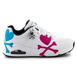 Boty Skechers Crossing Hearts W 155227-WMLT bílý 10