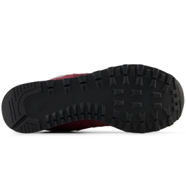 Boty New Balance U574BGH Burgundy červené 9