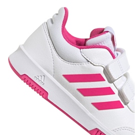 Boty Adidas Tensaur Sport Training Hook and Loop Jr GW6451 bílý 3