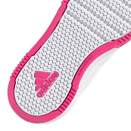 Boty Adidas Tensaur Sport Training Hook and Loop Jr GW6451 bílý 4
