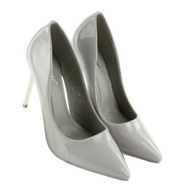 Silver Heels šedé lodičky NF03 Grey šedá 2 Silver Heels šedé lodičky NF03 Grey šedá 2