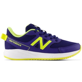 Boty New Balance YK570BY3 modrý 5
