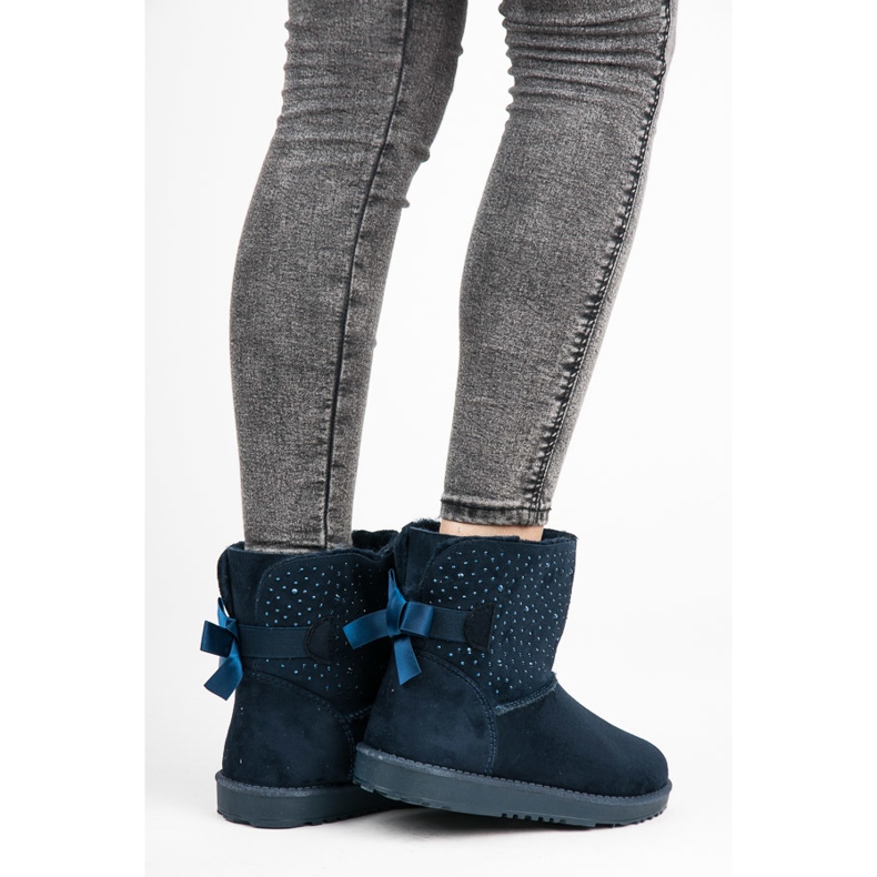 Námořnická modrá mukluki modrý 2