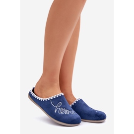 Inblu Dámská domácí obuv Pantofle GF000026 Navy Blue modrý 1